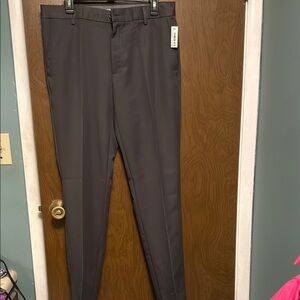 NWT Amazon Essentials Men's Dark Gray Pants 34X33